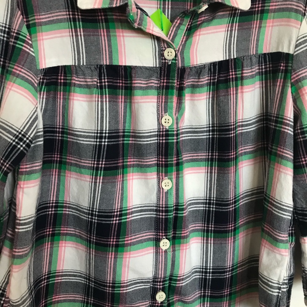 Gap Girl Plaid Top - Size S - Picture 9 of 10